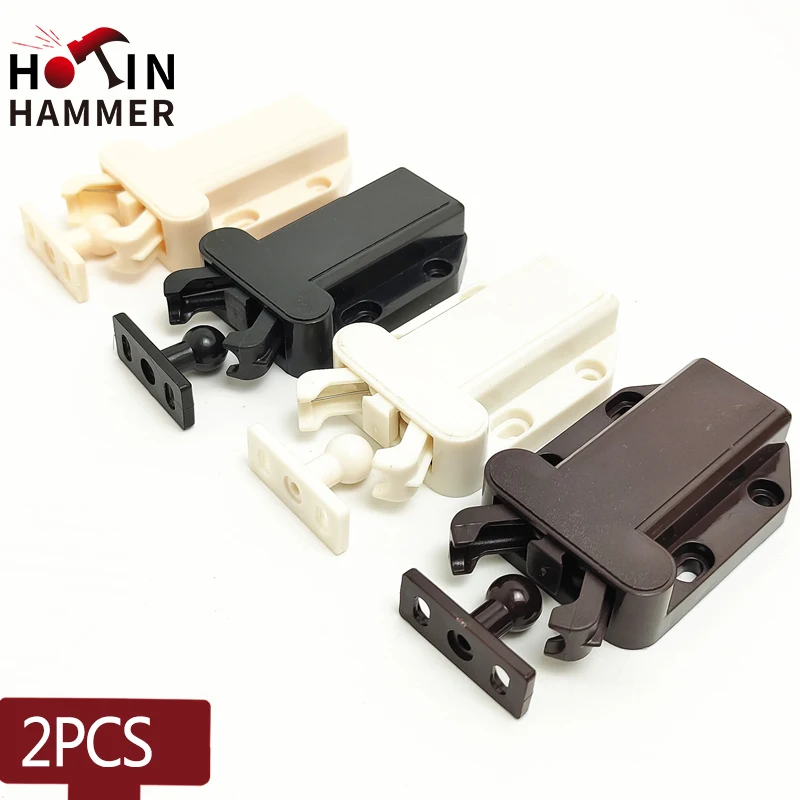 2pcs Cabinet Catches Beetle shell Buffer Door Stop Closer Stoppers Damper Buffer For Wardrobe  Furniture Fittings