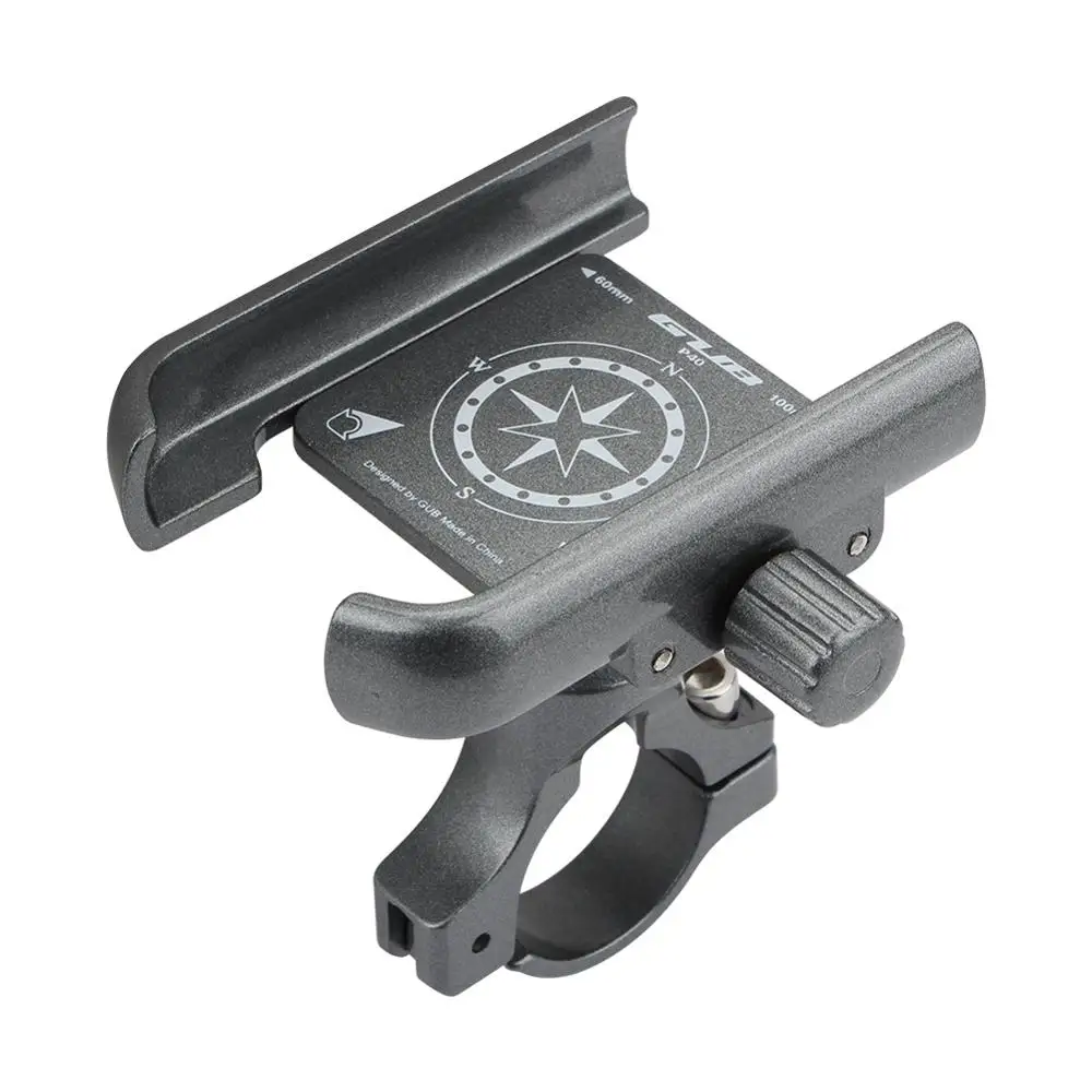 New GUB P40 Aluminum Alloy Bicycle Mobile Phone Holder 360°Rotation Free Adjustment Handlebar Bracke Outdoor Cycling Accessories