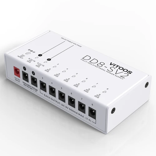 Imagen 2 del producto VITOOS-pedal de efecto de actualización DD8-SV2 ISO8, fuente de alimentación, filtro completamente aislado, ondulación, reducción de ruido, efectos digitales de alta potencia