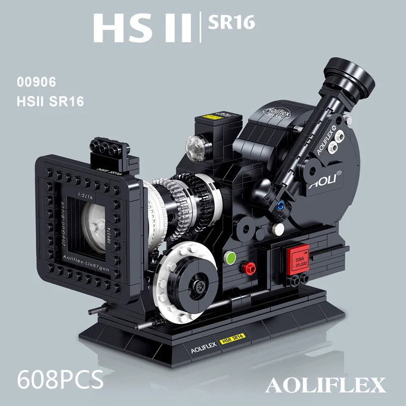 Idea Modern Movie Camera Mini Block Construction Model Sets Ordroes Hs Ii Sr16 Building Brick Construction Toys For Gifts