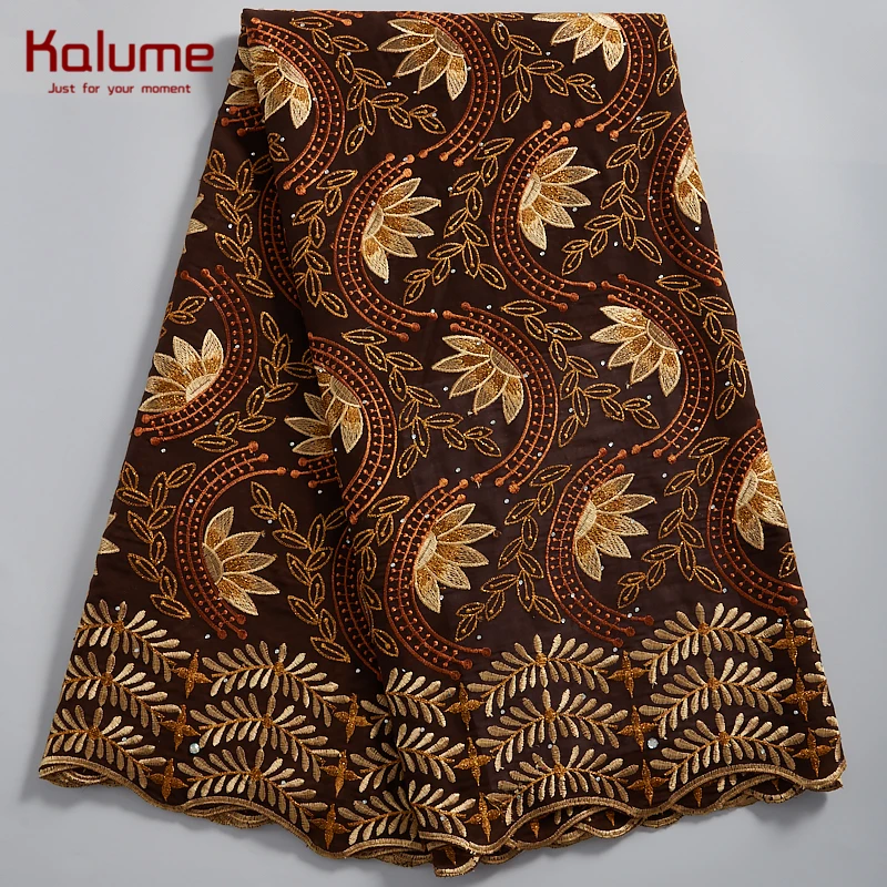 

Африканская кружевная ткань Kalume, швейцарская вуаль, кружево в Швейцарии, вышивка, нигерийская кружевная ткань для свадебной вечеринки, F2330