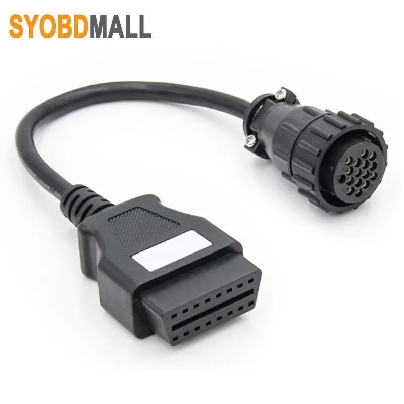 OBD2 16pin Female OBD Extension Cable for SCANIA Truck 16 Pin Male OBD2 Connector Compatible for TCS CDP Diagnostic Tool Scanner