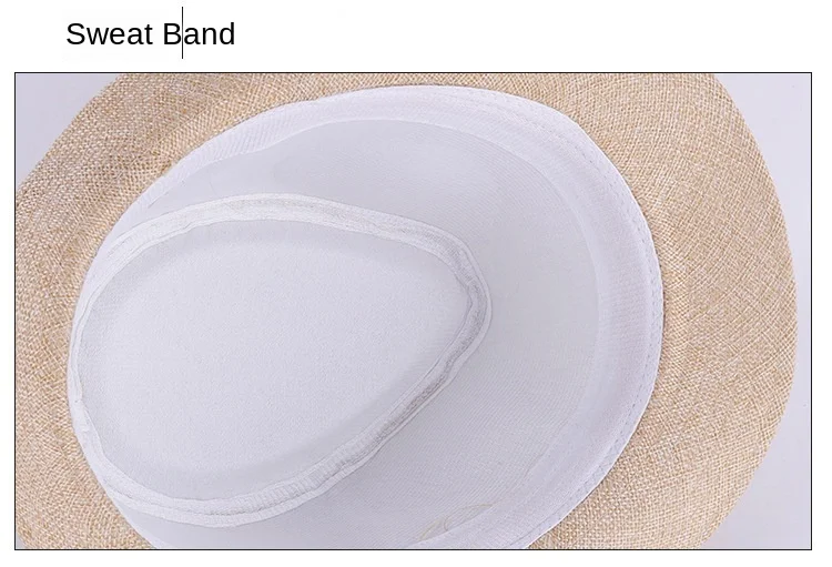 Frühling & Sommer Herren Hüte Fedoras Imitation Leinen Top Jazz Hut Erwachsene Bowler Hüte Klassische Version Chapeau Hüte – Detail 18