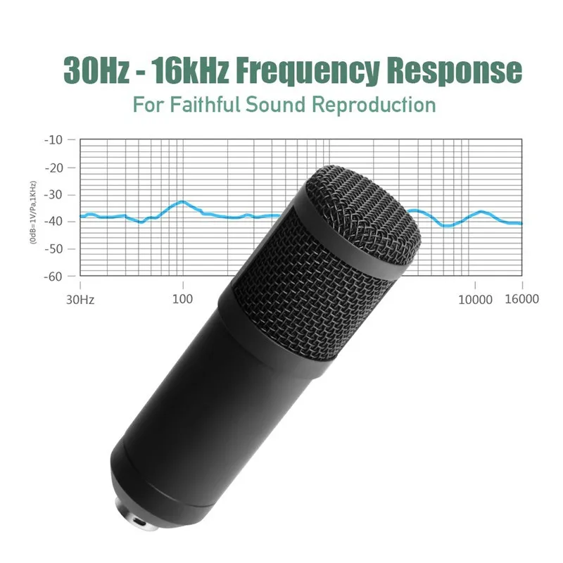Sunshine xiaomi Usb Streaming Podcast Pc microfono Kit microfono a condensatore cardioide