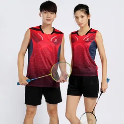 Women Men sleeveless T Shirts Tennis, Shirt badminton For Kid,Tracksuit Jersey badminton boys,Set Table Tennis,tenis Tshirt 3889