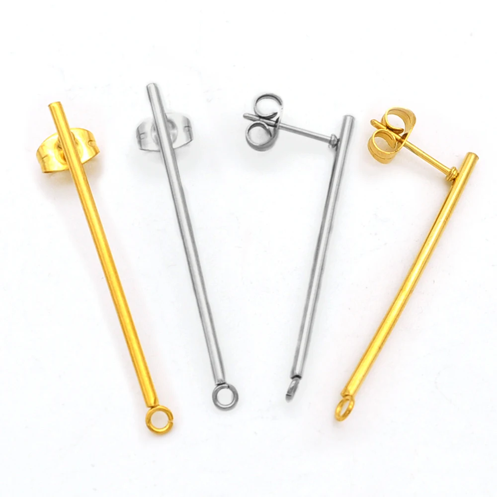 3pairs/lot 12.5x38 316 Stainless Steel Earring Finding Wholesale Factory Price DIY Jewelry Findings Top Quality Never Fade