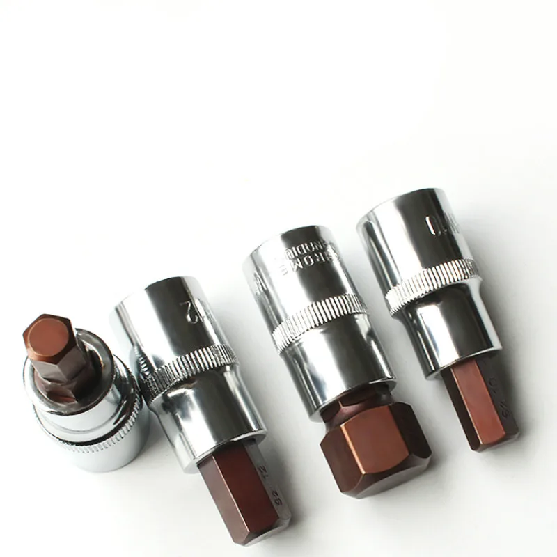 S2โลหะผสม Hex Bit ชุดไขควงหัวแฉก60/100มม.1/2 "Square Impact Driver ประแจเครื่องมือไขควงหัวประแจ