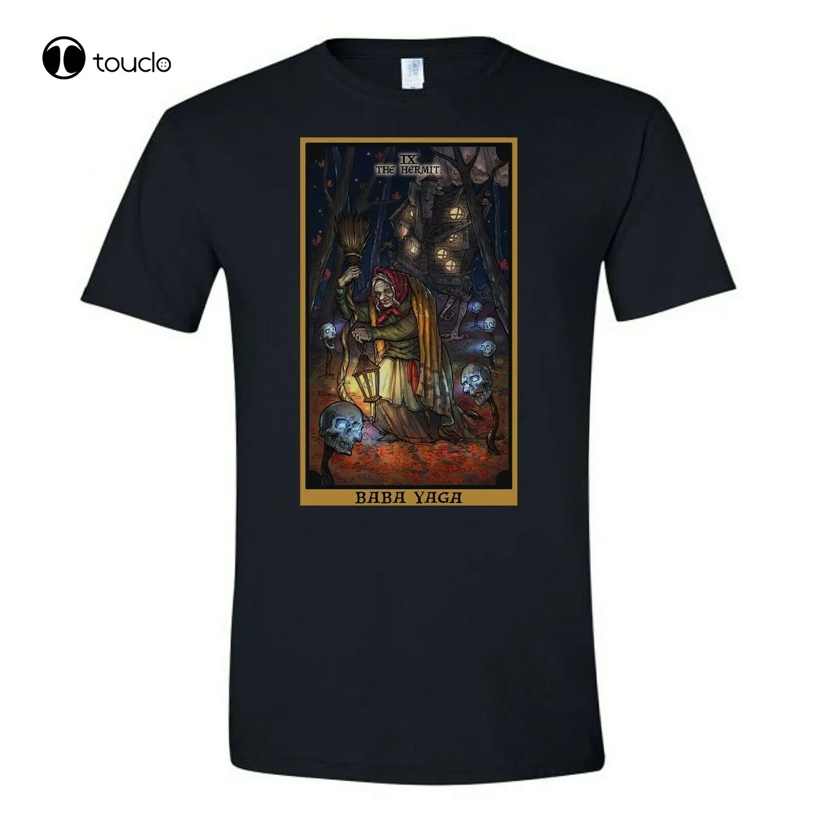 Baba Yaga The Hermit Tarot Card Shirt Slavic Pagan Witch Clothing Wiccan Gift