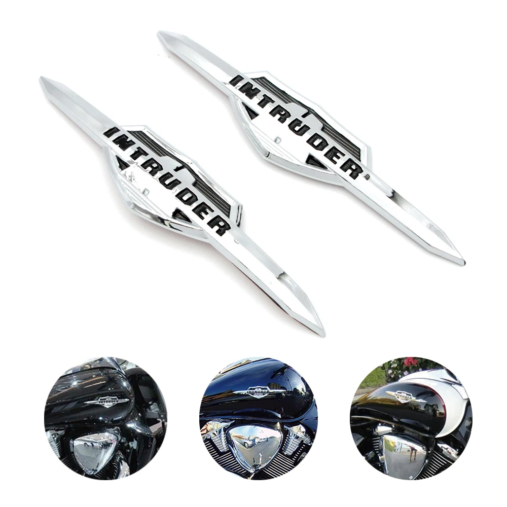 Motorcycle Fuel Gas Tank Stickers Body Emblem Badge Decoration Plastic Decals For Suzuki Intruder VL 400 800 1500 LC1500 Volusia - view 2