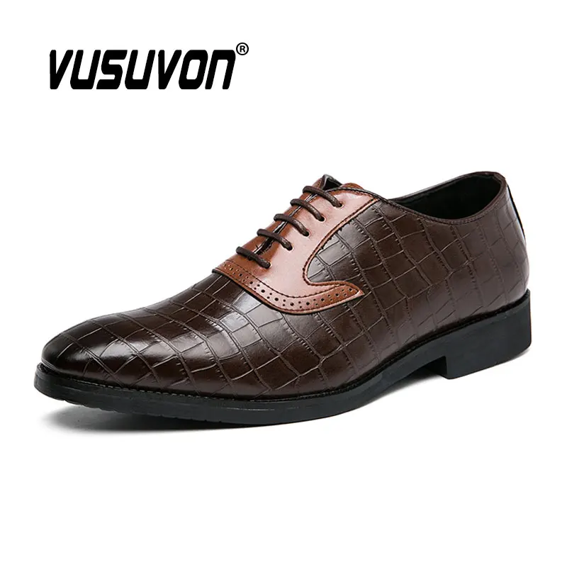 2024 Men Fashion Genuine Leather Derby Formal Business Suits  Breathable Shoes Soft Wedding Dress Flats Black Loafers