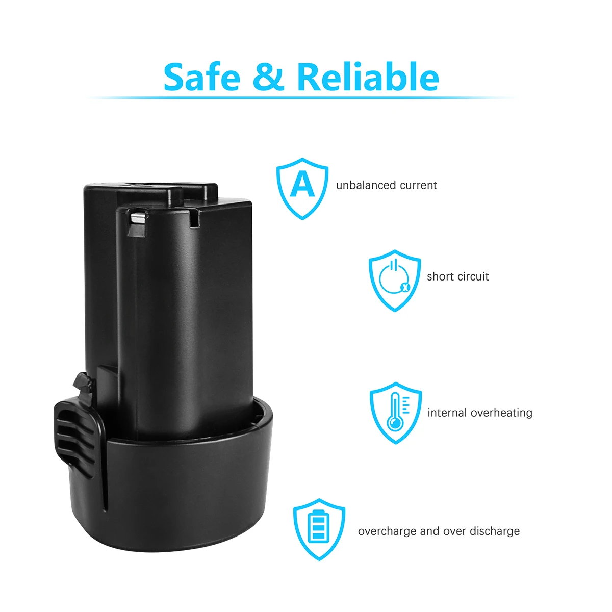 Batteria ricaricabile Turpow 3000mAh per Makita BL1013 BL1014 BL 1013 BL 1014 LCT203W 194550 -6 194551 -4 batterie agli ioni di litio da 10,8 V