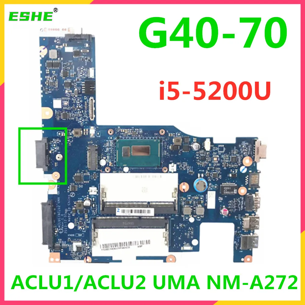 For Lenovo G40-70 Z40-70 G40-80 Notebook Motherboard With 2957U 3558U I3 I5 I7 CPU DDR3 NM-A272 NM-A362 Motherboard