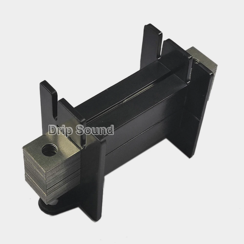 48*32*45mm Plastic Bobbin Wire Coil Winding Frame with Silicon Steel for DIY Amplifier Crossover Inductor