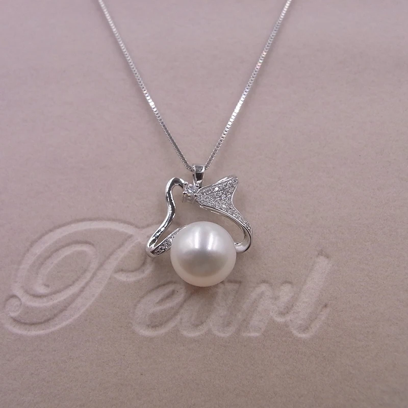 

Sinya Natural Freshwater Pearls Pendant Necklace in 925 Sterling Silver High Quality Biggest Promotion for Women