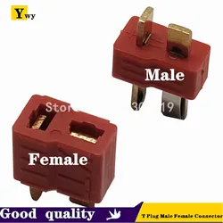 10PCS/LOT  T Plug Male Female Connector ESC RC Lipo Battery Helicopter For Deans 5Pair T Type Male Female Adapter Connector