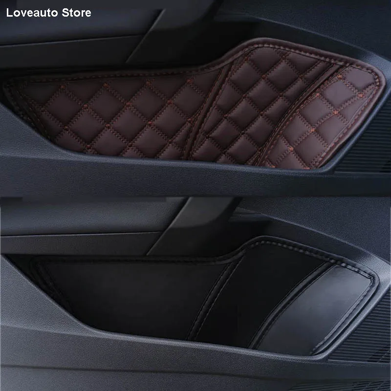 for VW Tiguan MK2 2021 2020 2019 2018 2017 Car Front Rear Door Inner Armrest Handle Door Multifunctional Storage Box