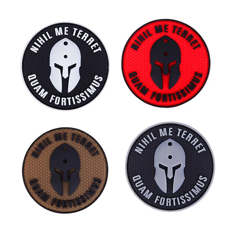 Molon Labe BADGE Nothing frightens Me nihil me terret Tactical  ARMY Spartan Patch the champion quam fortissimus badges