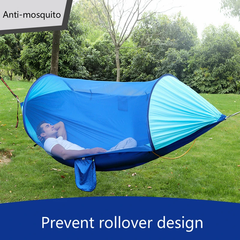 

New Anti-rollover Full Open Automatic Speed Open Mosquito Net Hammock Large Space Outdoor Camping Double Anti-mosquito Tent