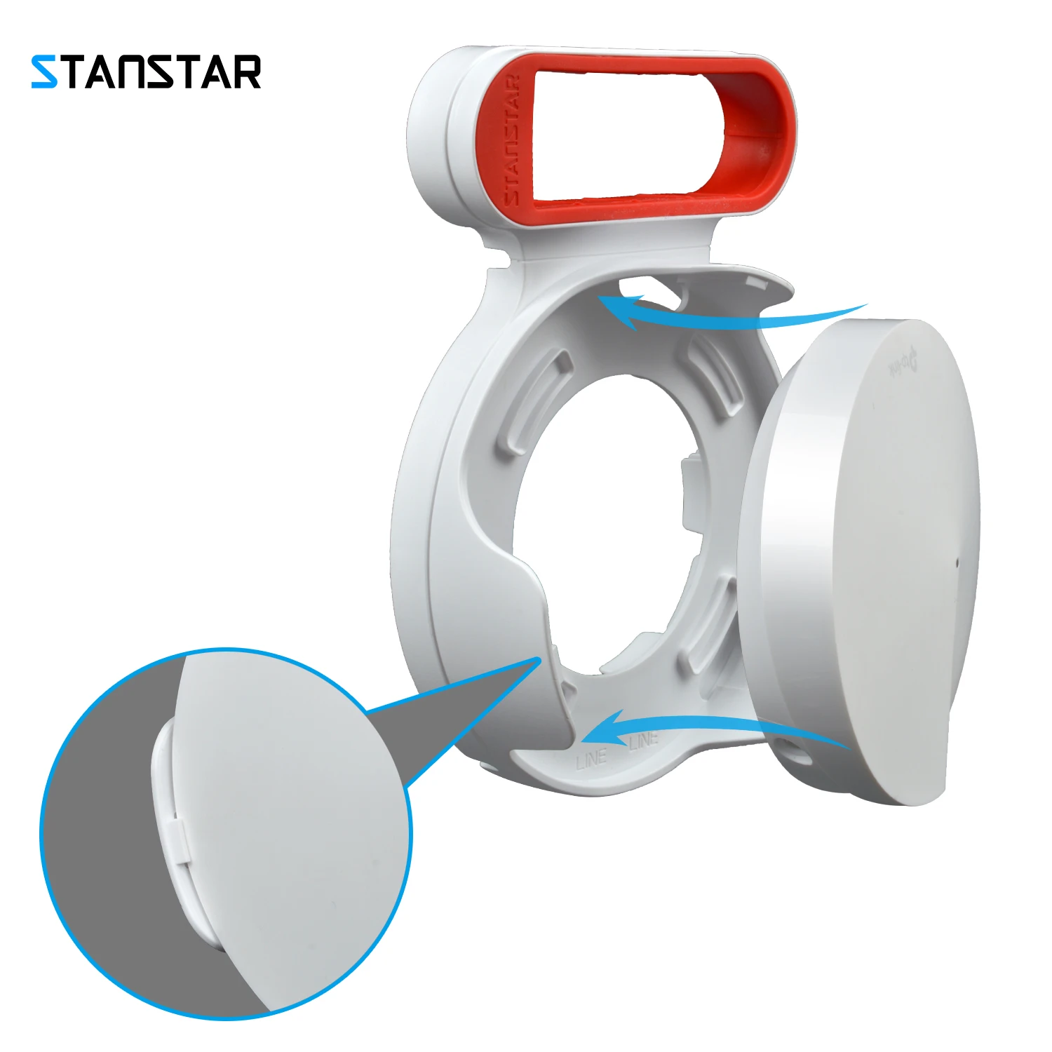 STANSTAR Wall Mount for TP-Link Deco P7 Home Mesh WiFi System, Sturdy Brackets, Easy Moved, Space Saving