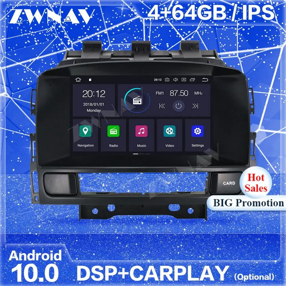 Android 10 Screen For Opel Vauxhall Holden Astra J 2010 2011 2012 2013 CD300 CD400 Auto Radio Audio Stereo Player GPS Head Unit