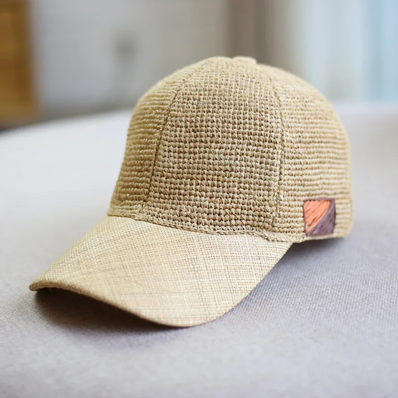 Unisex High Grade Raffia Visors Korean Style Sun Hats Summer/Autumn Women's Straw Hats Casual Men's Baseball Caps