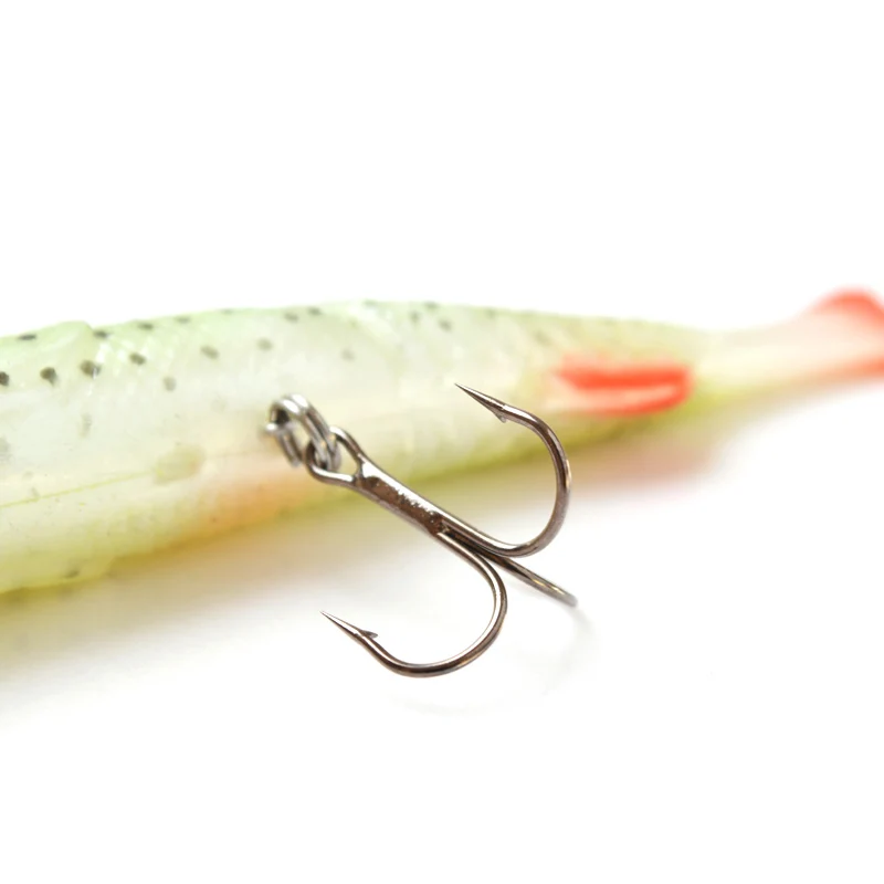 TOMA 110mm 17g Soft Plastic Fishing Lures Minnow 3D Eyes Simulation Tail Artificial Silicone Sea Fishing Lure Big Pike Soft Bait