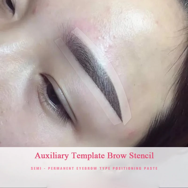 Microblading Accessories Disposable Eyebrow Shaping Sticker Auxiliary Template Eyebrow Stencil Permanent Makeup Tools Supplies