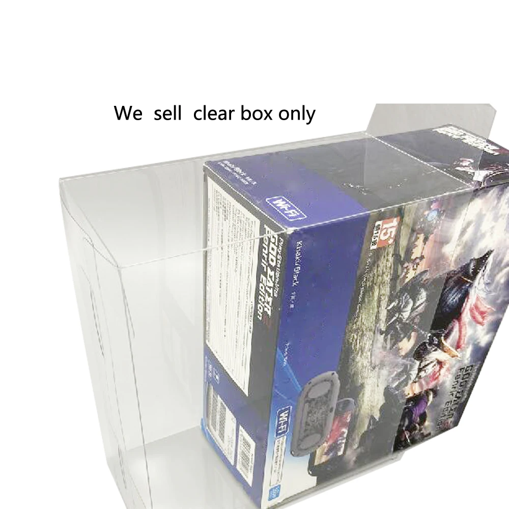 

High quality clear PET for PSV2000 God Eater Limited Edition for Vita 2000 Collection Display Box Transparent Protective Box