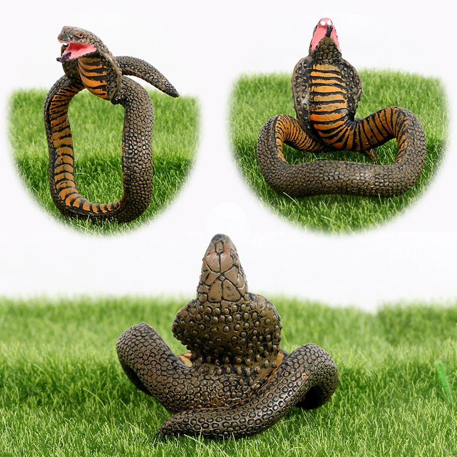 Pulsera de serpiente de cascabel con forma de pitón para niños, juguete de simulación de cobras, figura de modelo animal, regalo divertido educativo para fiesta de Halloween