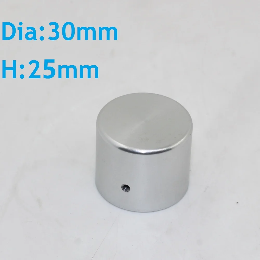 

DIY Chassis Accessories Aluminum Alloy Knob Volume Control Power Switch Diameter 30mm Height 25mm