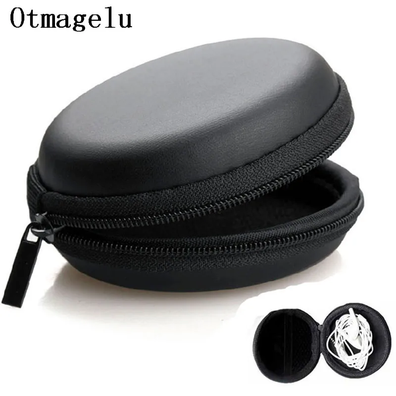 Mini Earphone Holder Case Carrying Hard Box Storage Bag for Earphone Accessories Earbuds Memory Card USB Cable Organizer