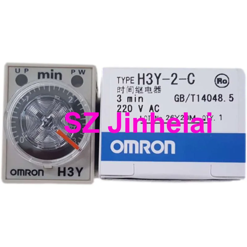 

OMRON H3Y-2-C 3min 220VAC Authentic original Delay Timer Relay Time on Relay