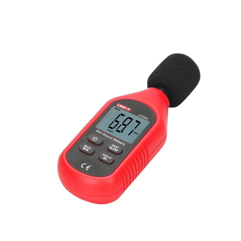 UNI-T UT353 أداة قياس الضوضاء ديسيبل متر 30 ~ 130dB صوت صغير مستوى الصوت متر ديسيبل مراقب