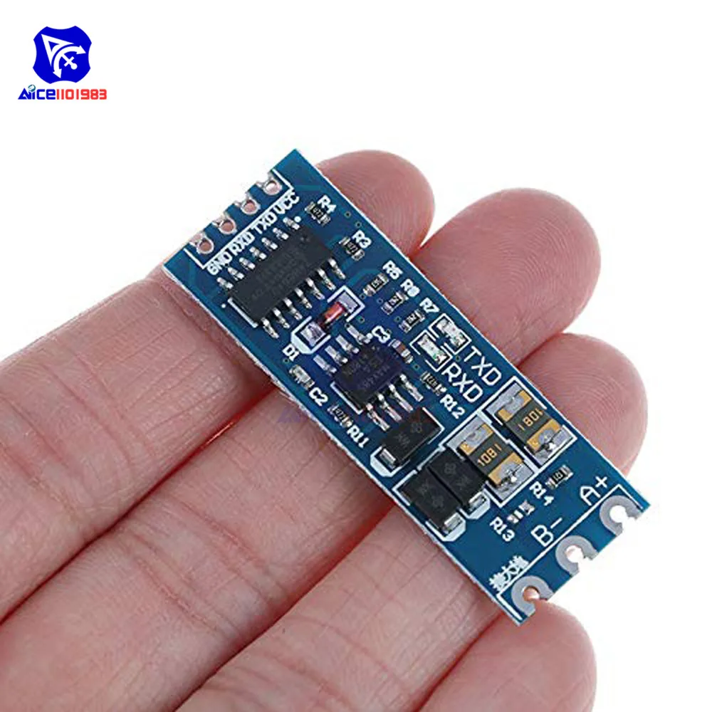 Diymore-UART Serial Port Converter Módulo Função, RS485 para TTL Converter, SCM Módulo de Controle Automático de Fluxo