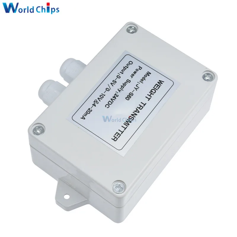 diymore Weighing Transmitter Weighing Amplifier Weight Sensor Voltage Current Converter DC 12-24V 4-20MA Load Cell Amplifier