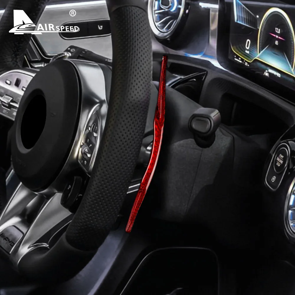 Carbon Fiber Car Steering Wheel Shifter Paddle for Mercedes Benz AMG C63 W205 E63 W213 C43 A45 G63 S63 GLA45 GLS63 Accessories