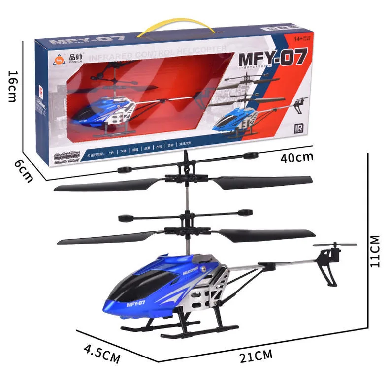 RC 3.5CH Alloy Helicopter Rechargabke Drop-resistant Playable Gift for Children