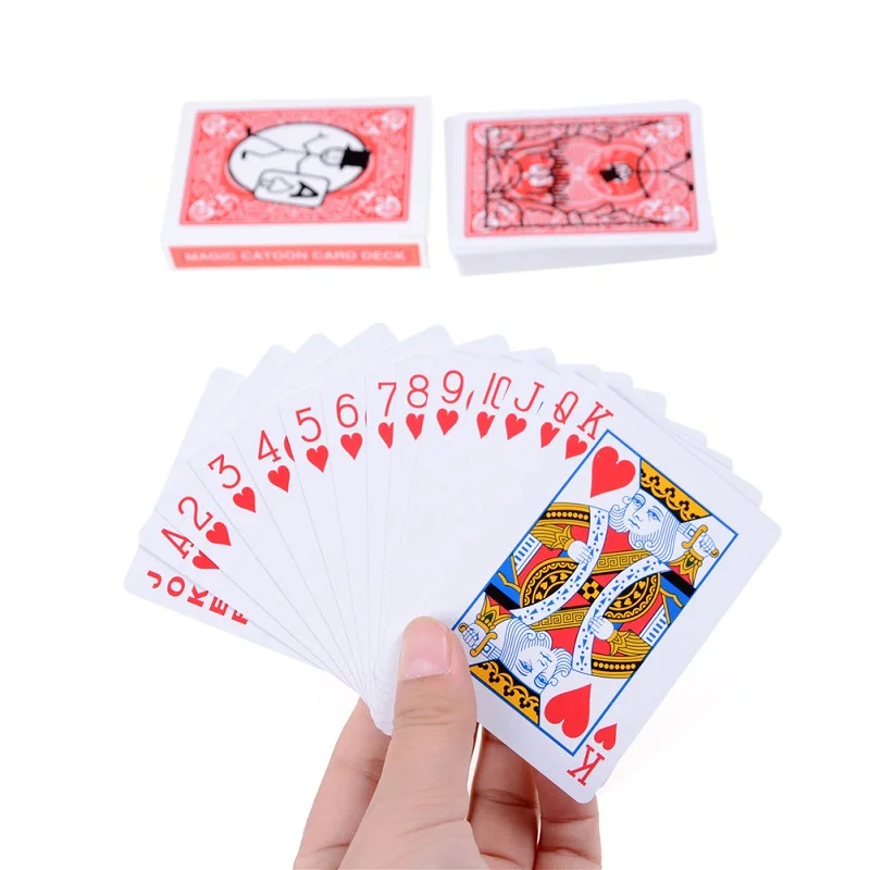 Magic Cartoon Deck Card-toon Playing Cards Animation Prediction Poker  Magic Card Games Magic Trick Props for Magician