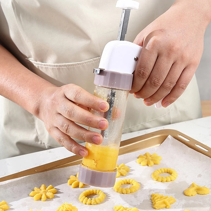 20PC Multifunction Cream Squeeze Decorating Tools Set for Cake Butter Cookies Chocolate DIY Biscuit Shaping Cake Decorating Tool