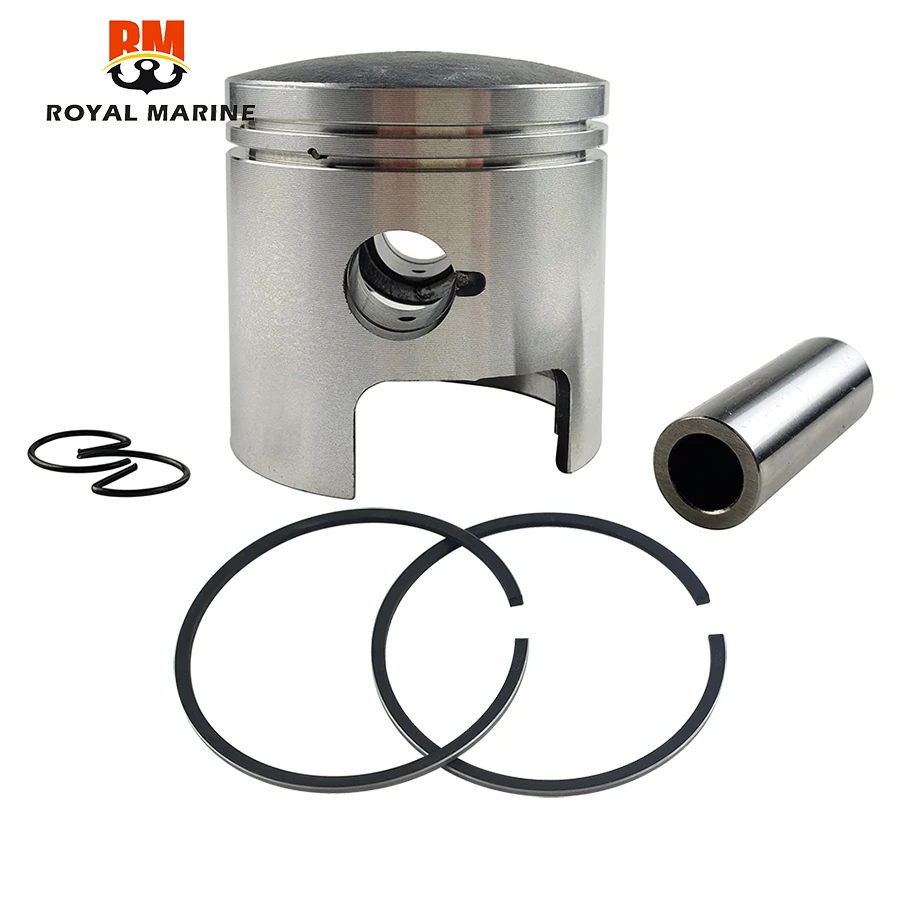 

Piston Kit STD With Rings for Suzuki Outboard Engine 25HP 30HP DT25/30 12110-96353-000 12110-96300 12140-96301 71MM 12110-96353