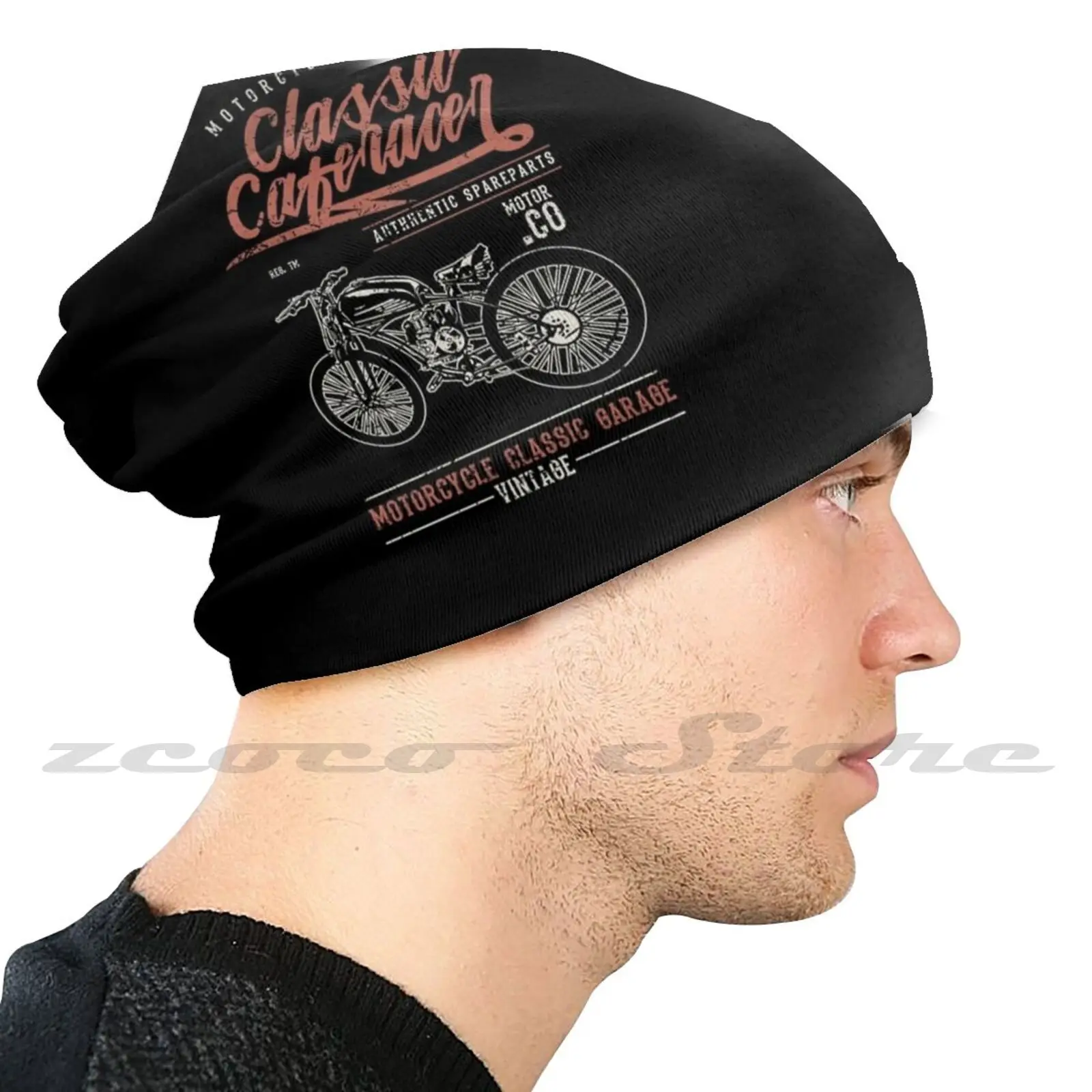 Classic Caferacer Custom Pattern filtro lavabile Pm2.5 maschera per bambini per adulti Caferacer moto Classic Vintage Bikers Cafe Racer