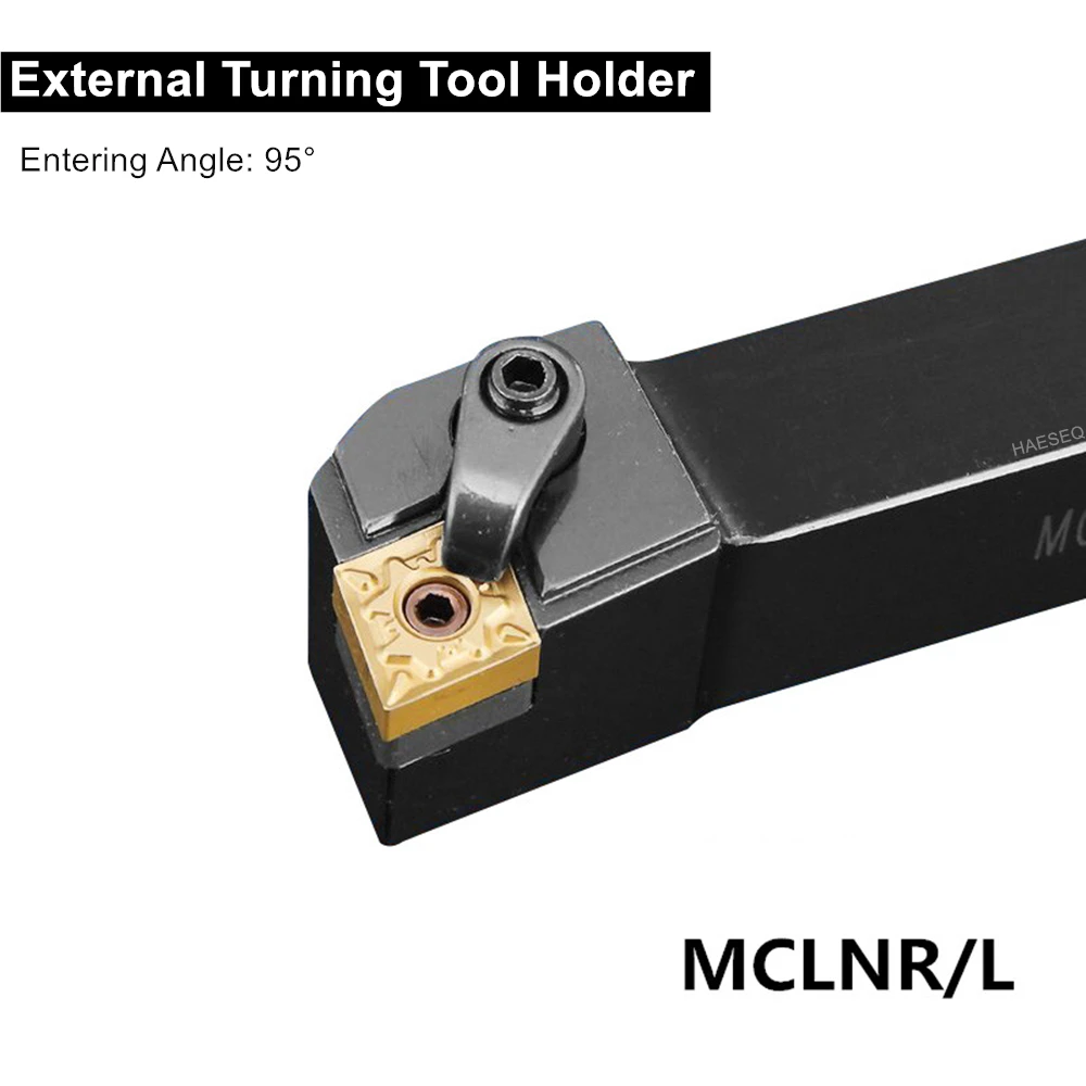 External Turning Tool Holder Angle 95 MCLNR1616H12  MCLNR2020K12 MCLNR2525M12 with Carbide Inserts CNC Lathe Cutting Tools Set