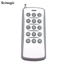 15 CH Channels 15CH RF Wireless Remote Control 433 MHz Transmitter 1527 EV1527 433mhz Learning code remote controller