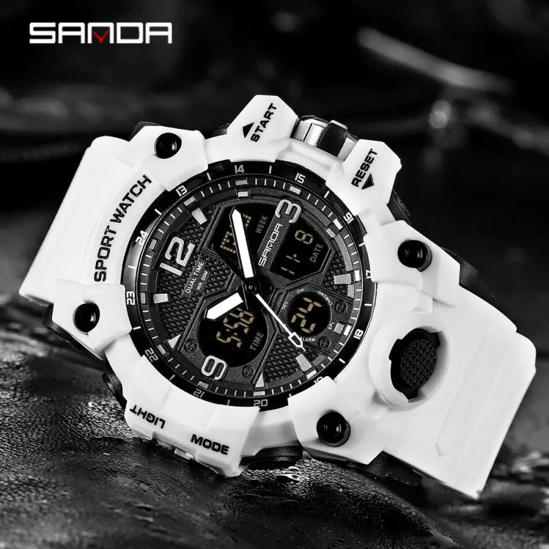 Men Sports Watches G Style Black Wrist Watch Led Digital 50M Waterproof Watch for S Shock Male Clock Relogio Masculino Dropship