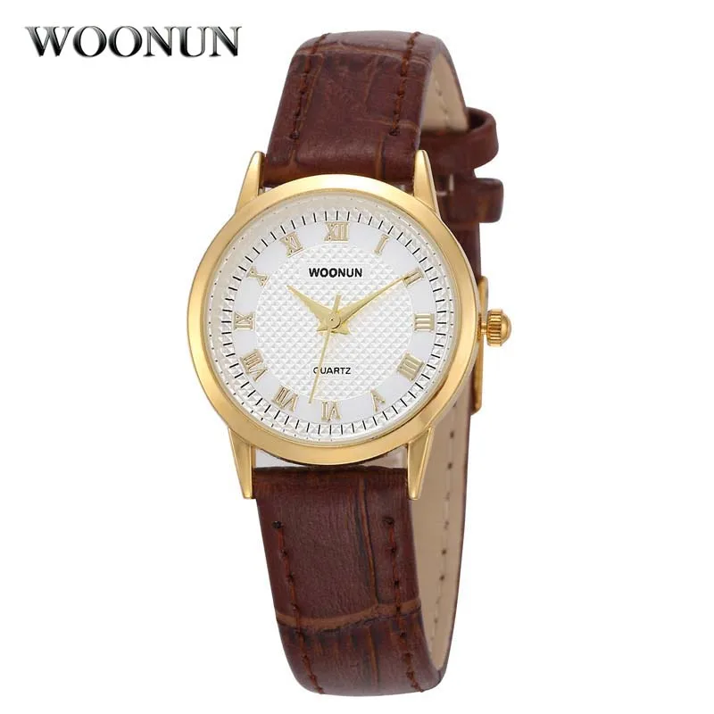 Fashion Casual Women Watches WOONUN Top Brand Luxury Waterproof Wrist Watches Ladies Chinese Quartz Watches Cheap Gift Promotion