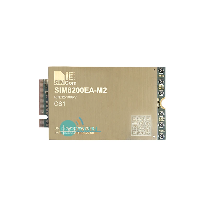 SIMCOM SIM8200EA‐M2 5G Module Sub-6G M.2 Multi-Band 5G-NR LTE-TDD LTE‐TDD WCDMA Commands Compatible With Cat12 SIM7912G SIM7920G