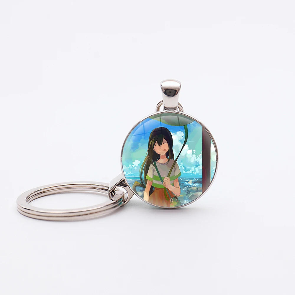 62 Style Anime My Hero Academia Pendant Keychain High Quality Tsuyu Asui Fashion Key Holder Jewelry Bijoux