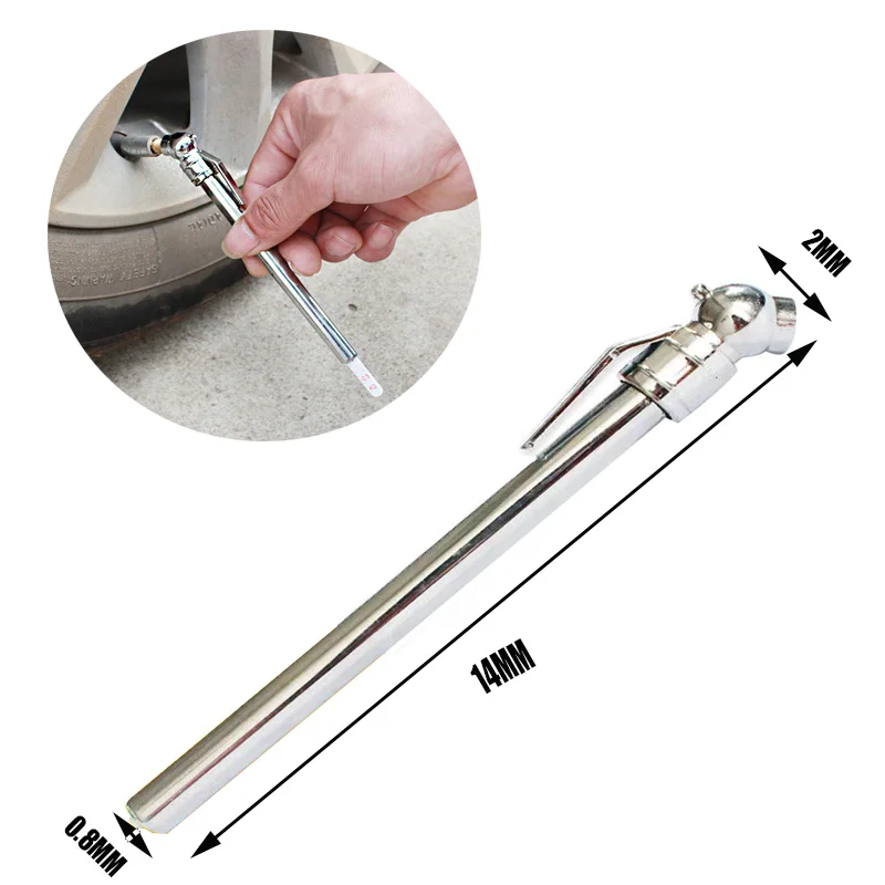 For 70mai portable electric vehicle air pump thread air nozzle adapter inflatable quick connector + tire pressure detection pen