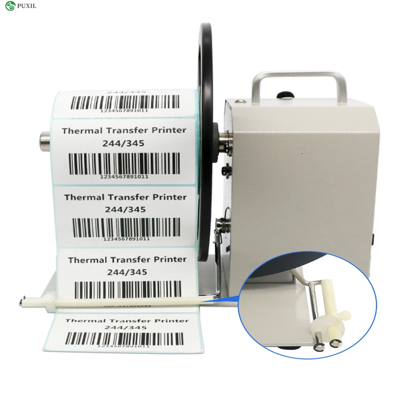 Imagem -06 - Máquina Rebobinadora Automática de Papel Velocidade Ajustável de Etiqueta Rebobinador de Código de Barras