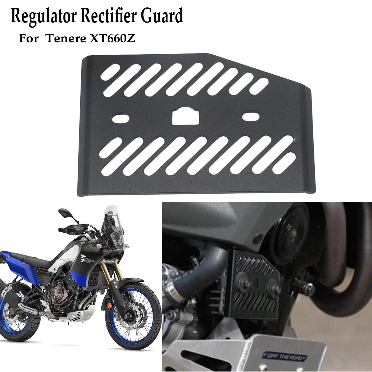 

Motorcycle Regulator Rectifier Guard Protector Cover Protecting Mask Board Baffle For Yamaha Tenere XT660Z XTZ 660 All years